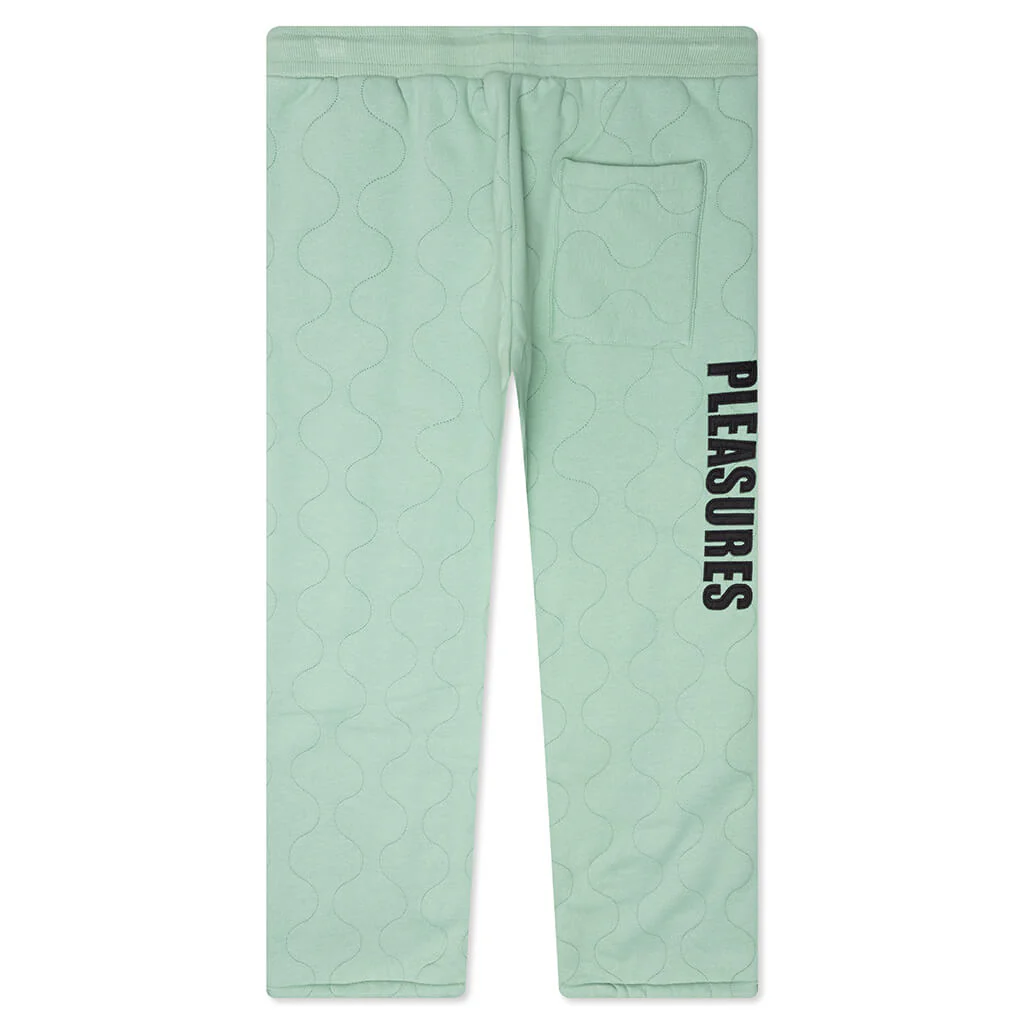 Wave Quilted Easy Pants - Matcha - Image 2