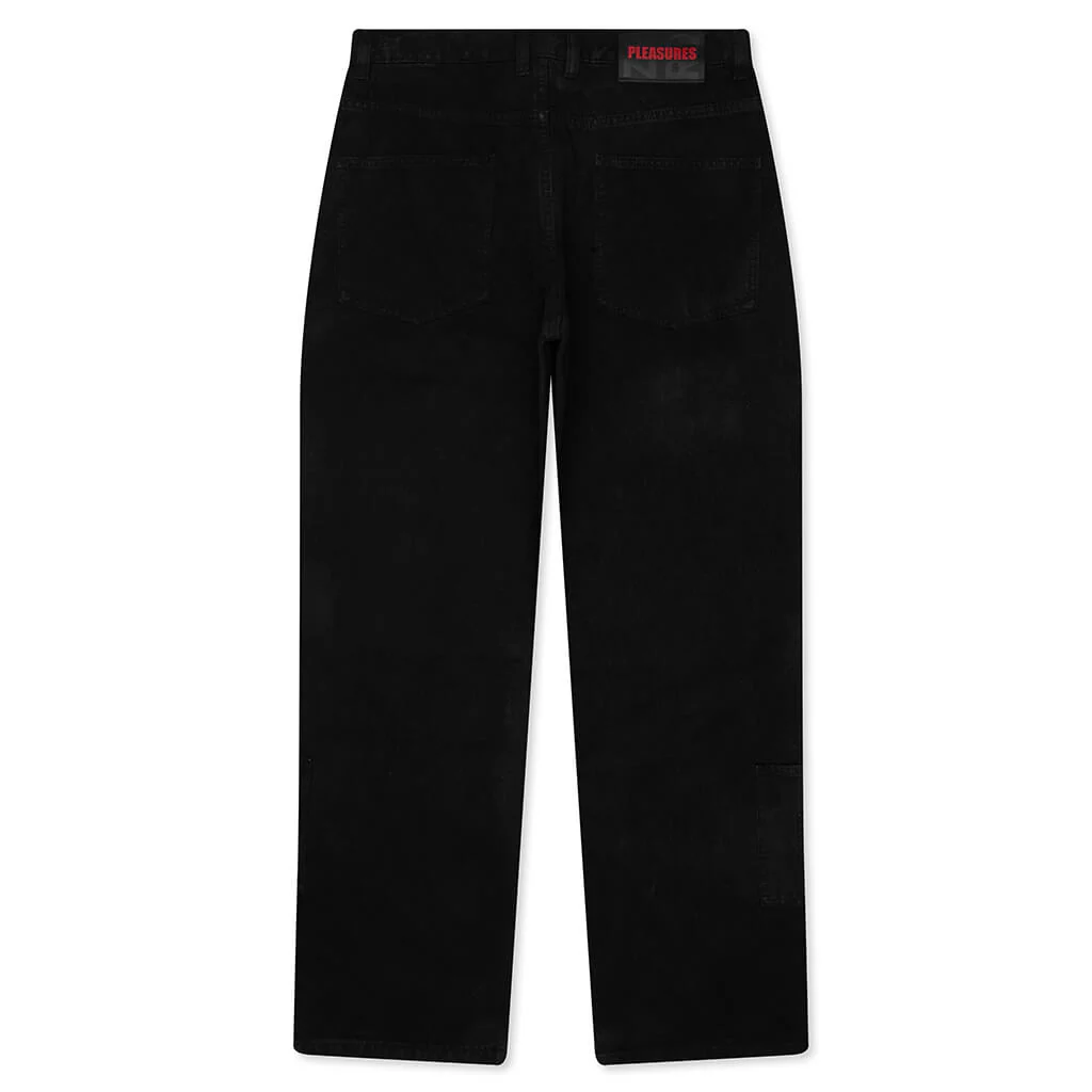 Pleasures x Zero Work Pants - Black - Image 2