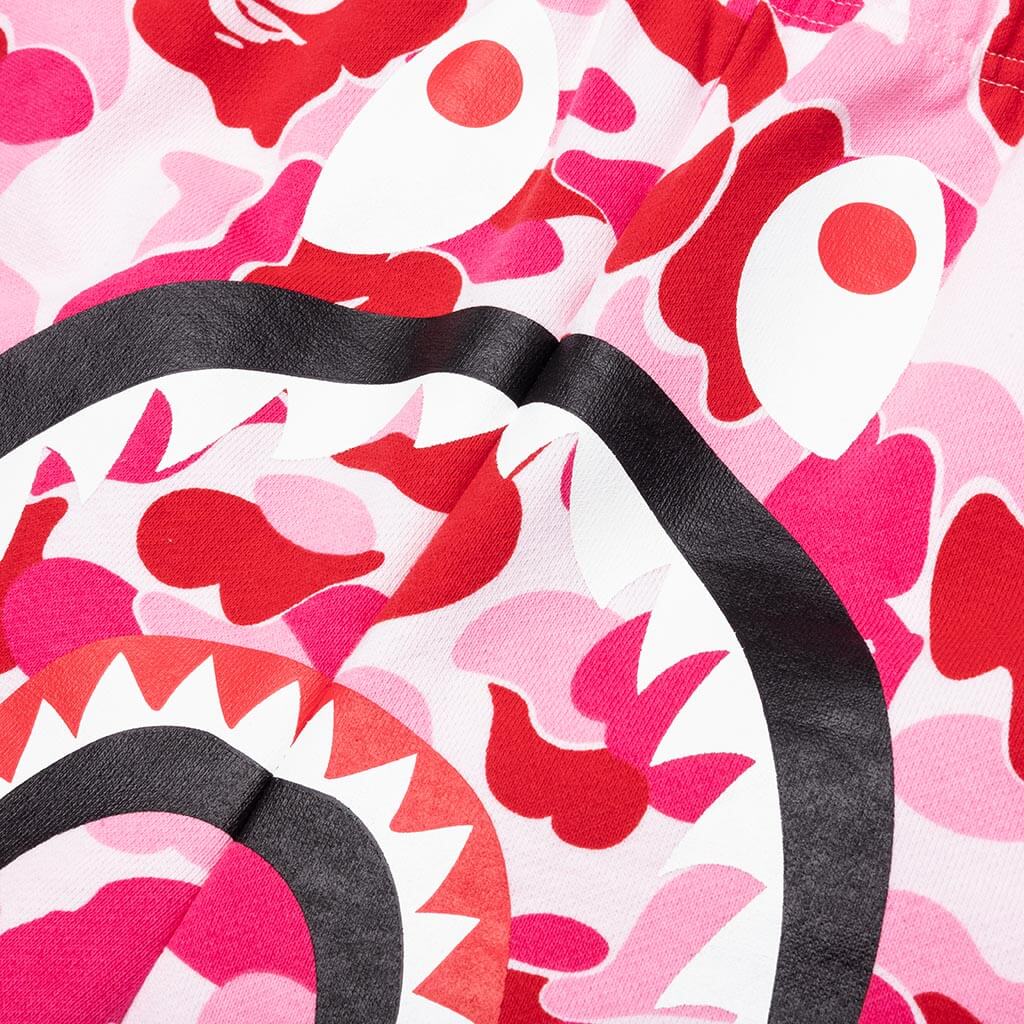 ABC Camo Shark Sweat Shorts - Pink - Image 5
