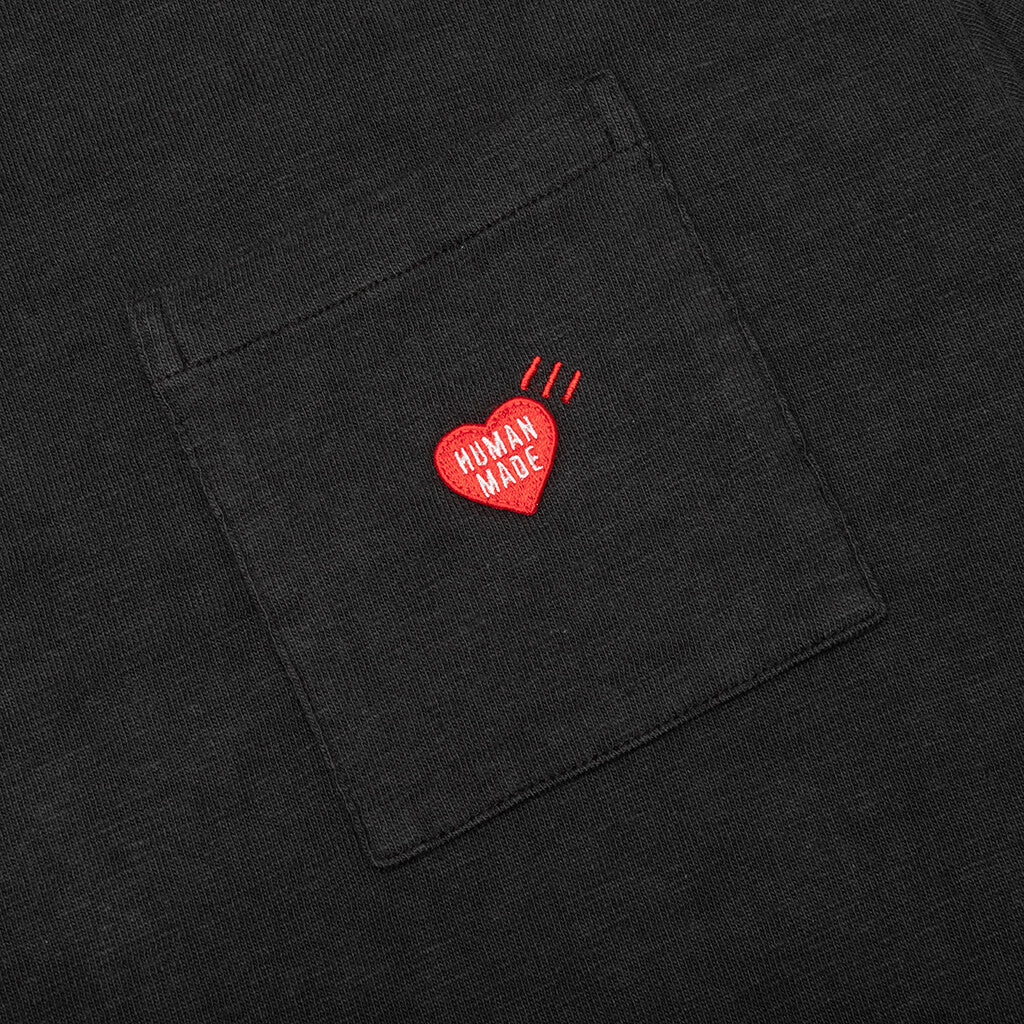 Pocket T-Shirt #2 - Black - Image 3