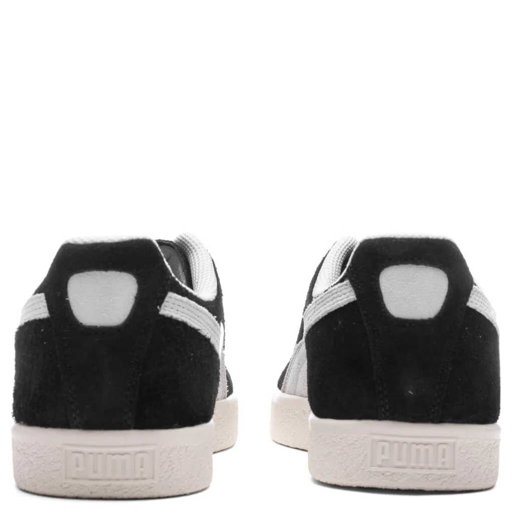Clyde Hairy Suede - Black/Frosted Ivory - Image 4
