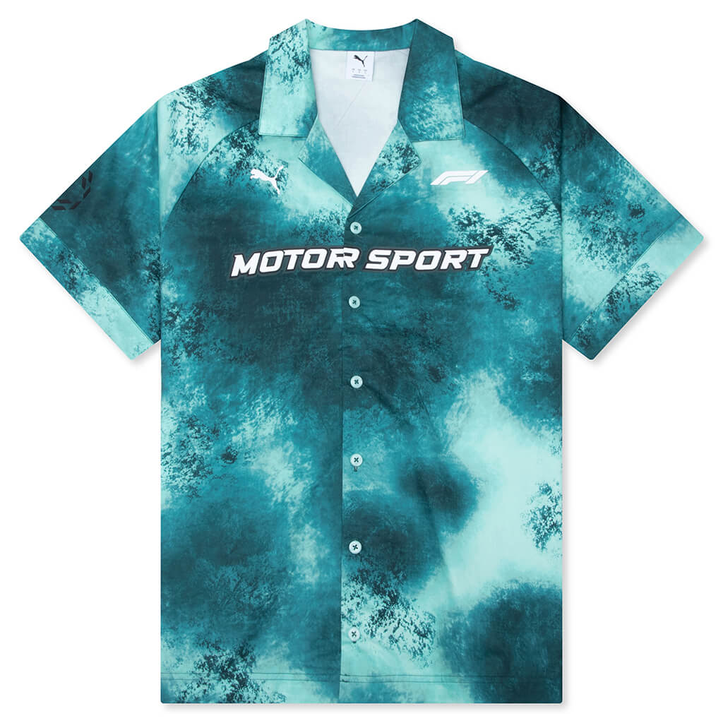 Puma x F1 S/S Button Up Shirt - Mint Melt