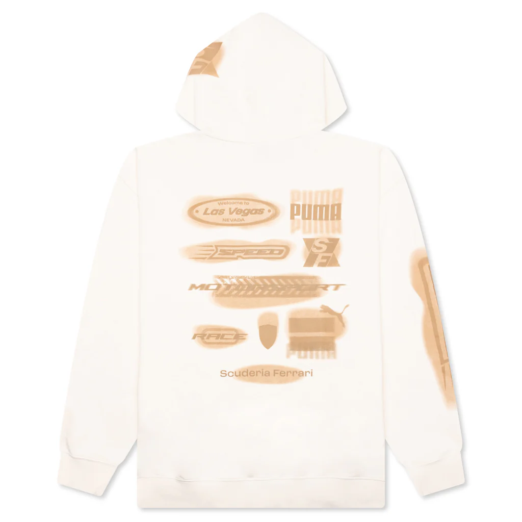 Ferrari Race Desert Sun Las Vegas Hoodie - Alpine Snow - Image 2