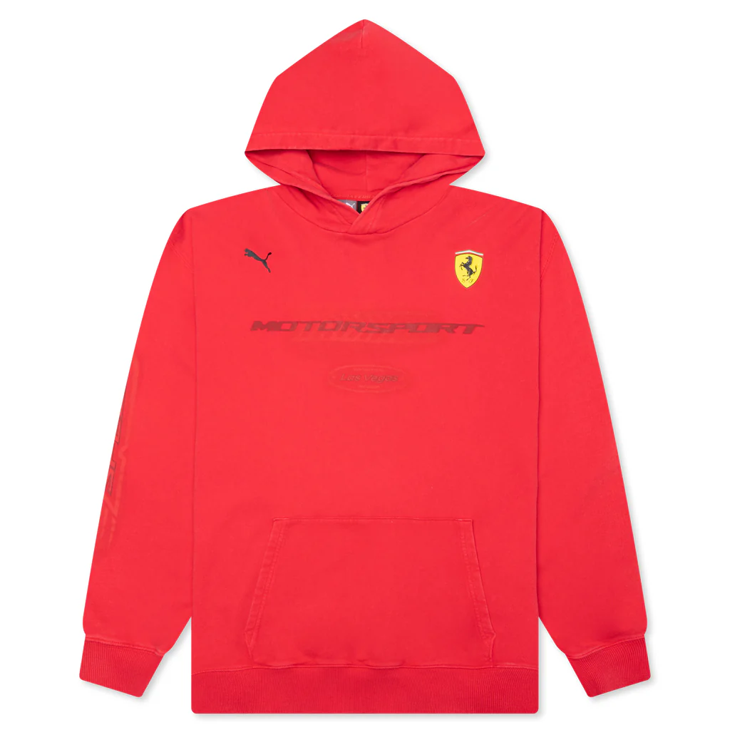 Ferrari Race Desert Sun Las Vegas Hoodie - Rosso Corsa