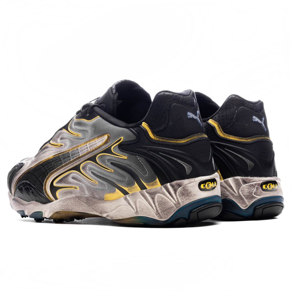 Puma X A$AP Rocky Inhale Distressed Neop - Warm White/Puma Black/Pele Yellow - Image 3
