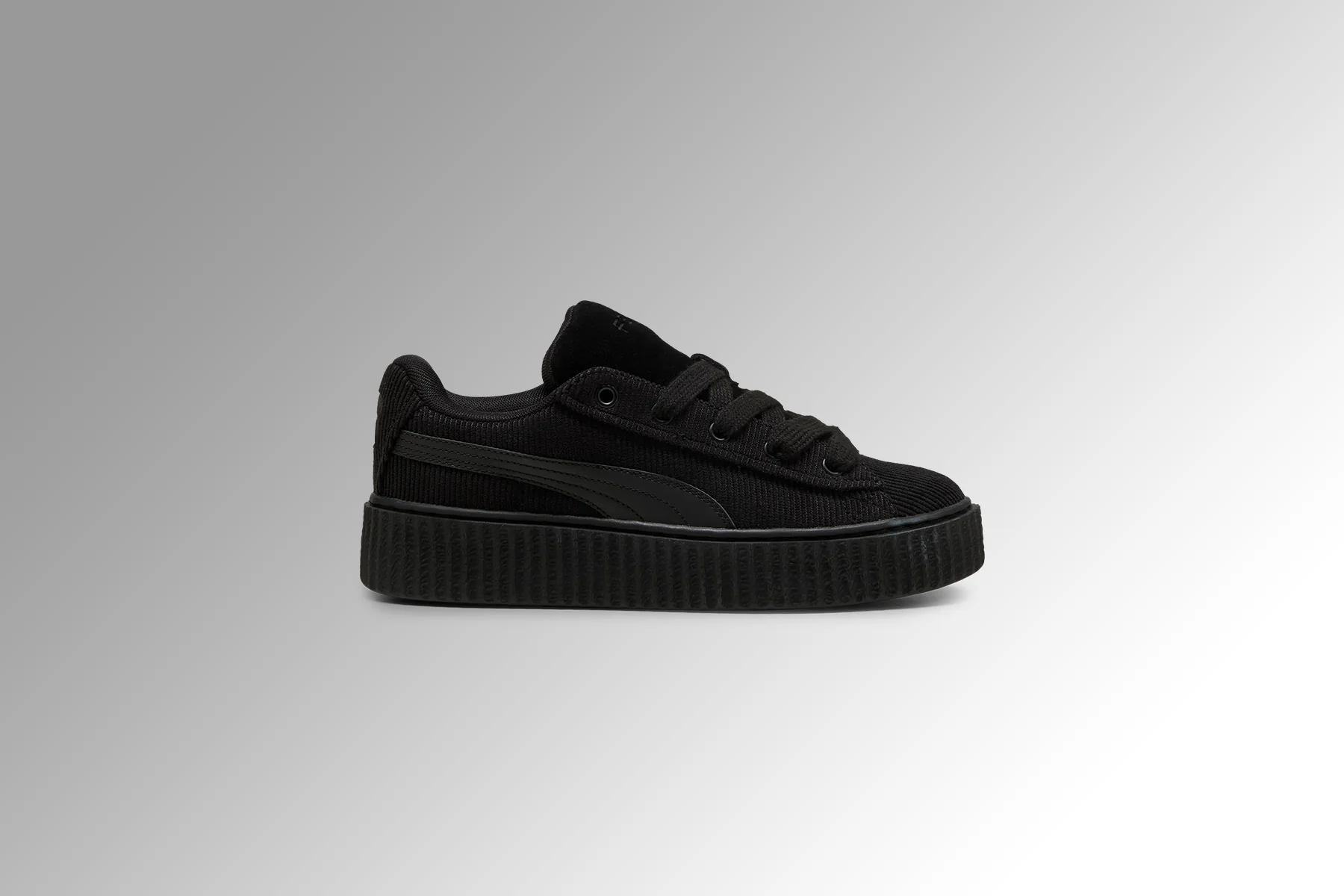 Puma x Fenty Women's Creeper Phatty Corduroy - Black/Gold - Image 5