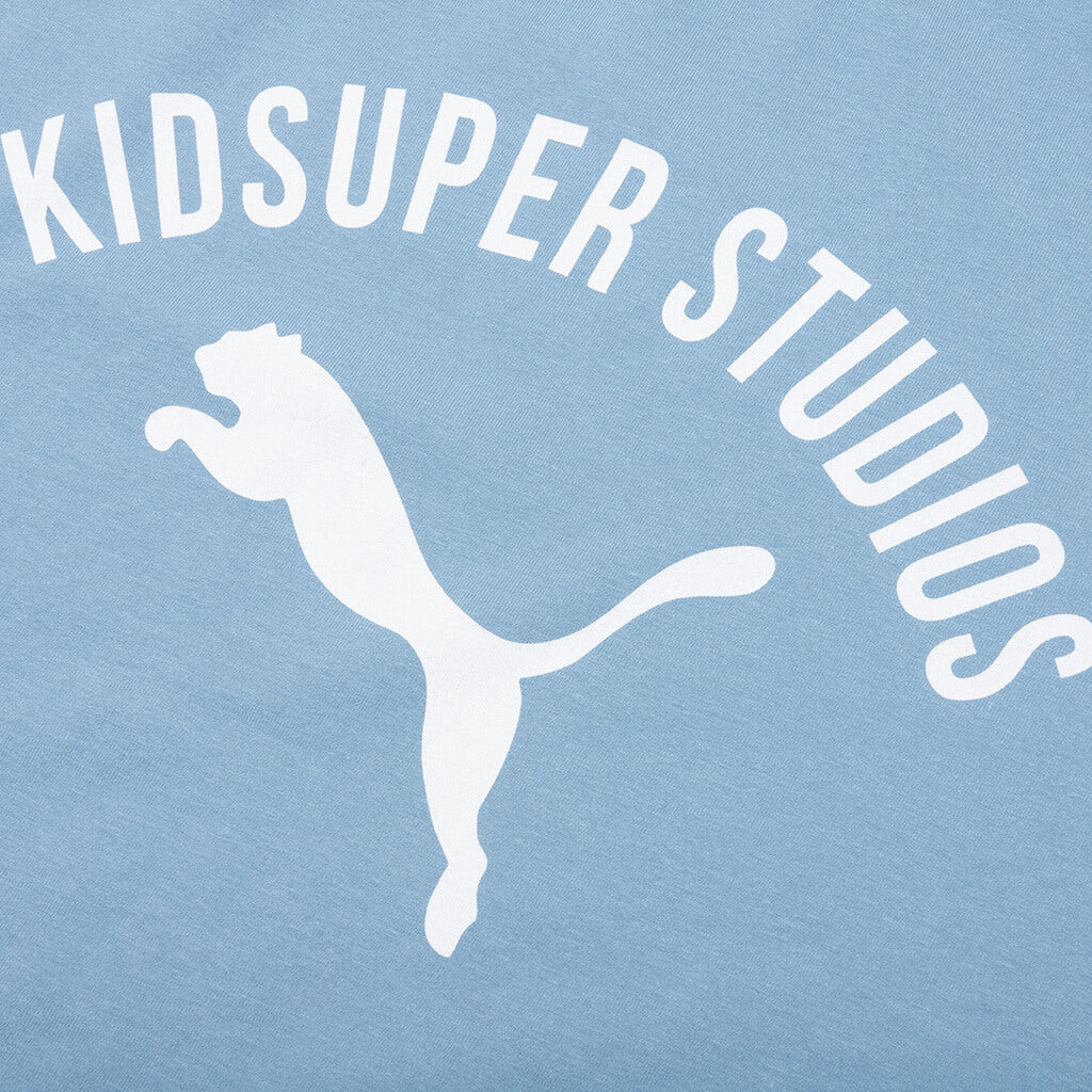 Puma x KidSuper Ringer Tee - Cool Blue - Image 3