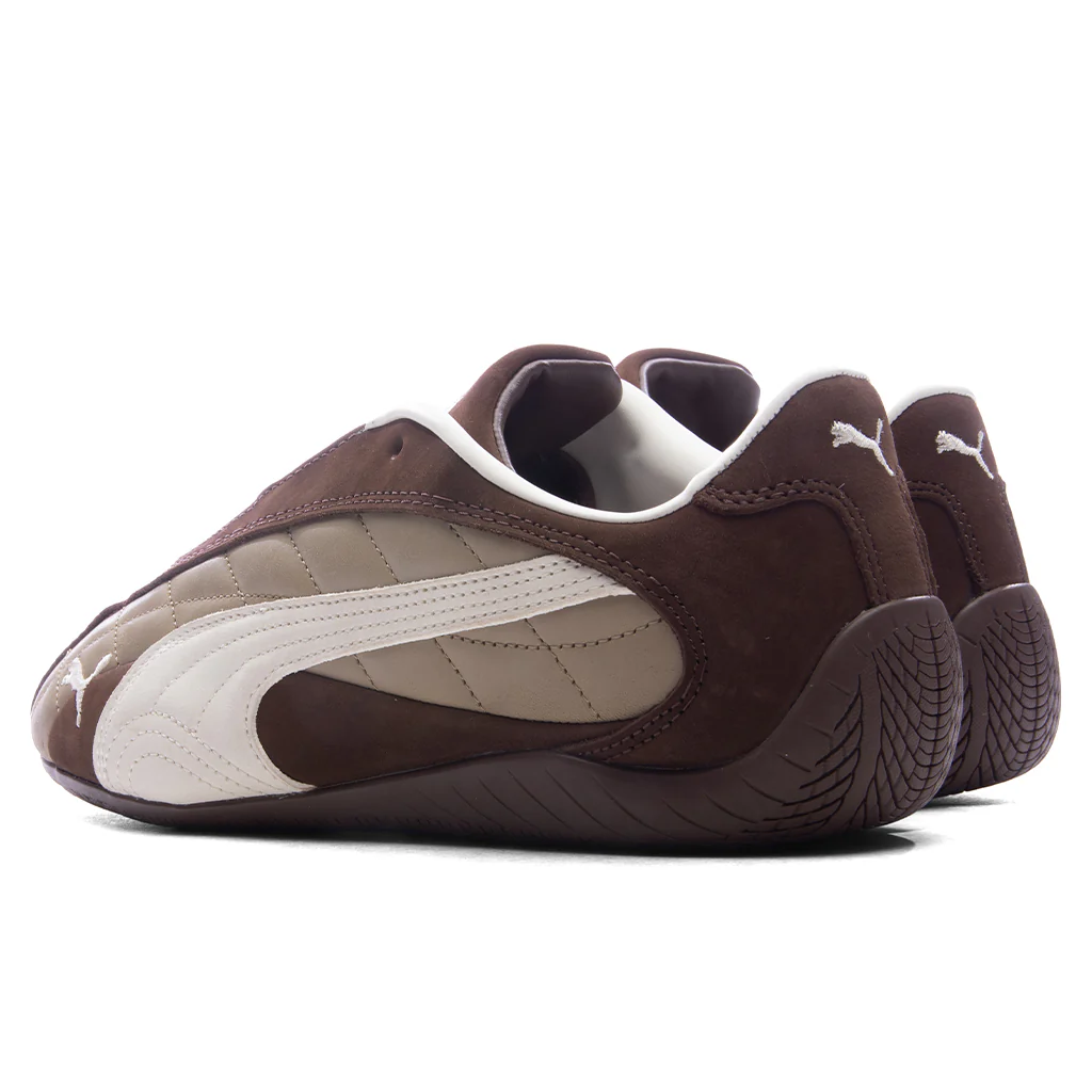 Speedcat Plus Quilted - Espresso Brown/Warm White - Image 3