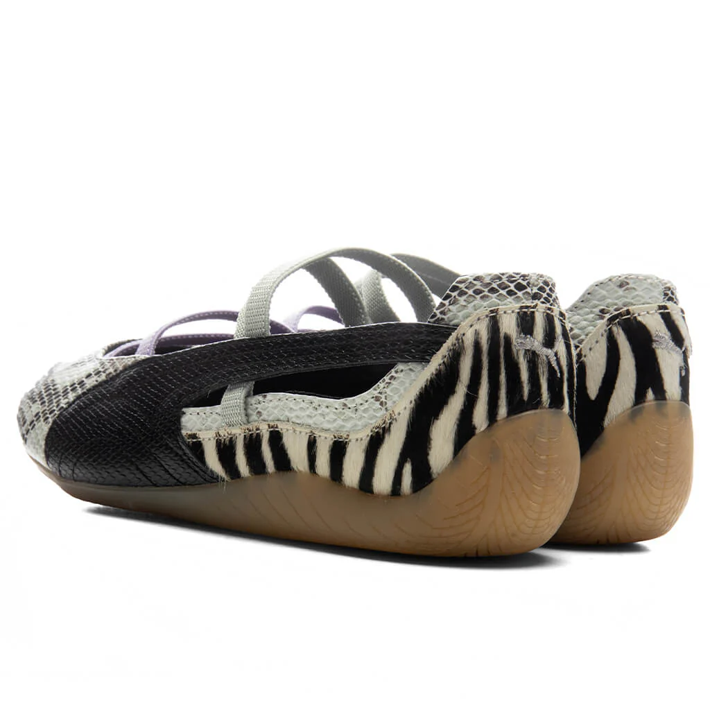 Women's Speedcat Ballet Mixed Feel - PUMA Black/Cashew Brown/Light Lavender - Image 2