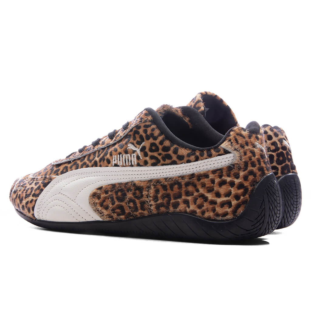 Women's Speedcat Leopard - Black/Warm White - Image 3