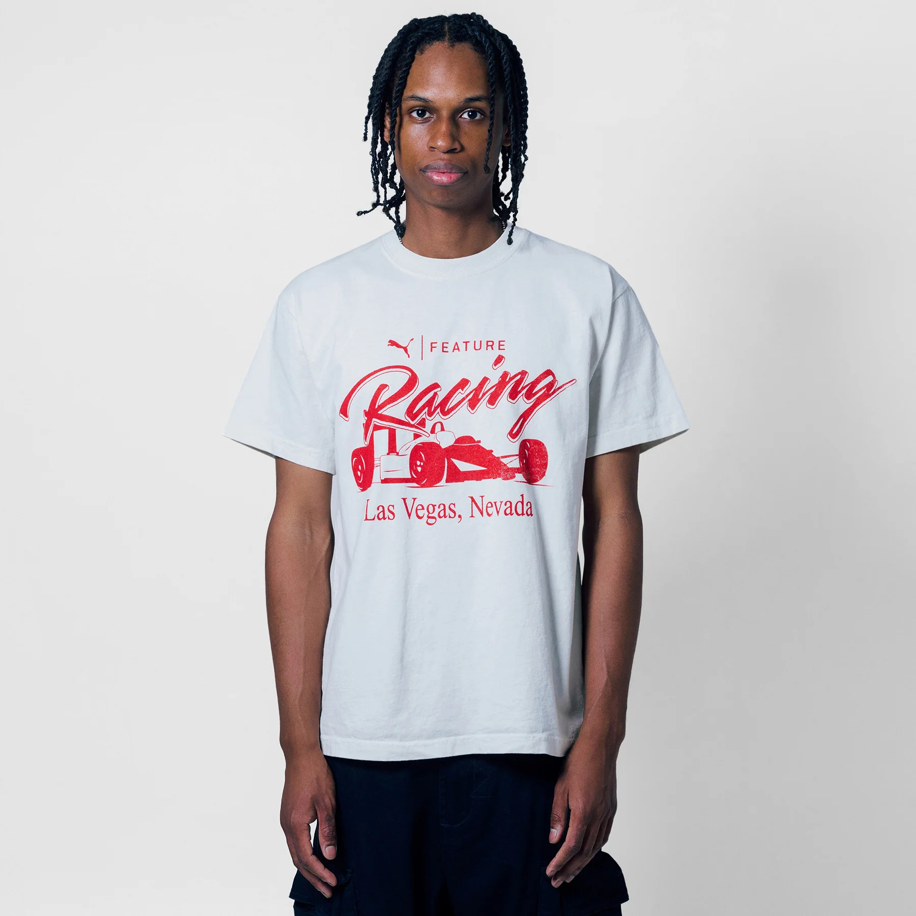 Puma x Feature Racing Tee - Pigment Black - Image 7