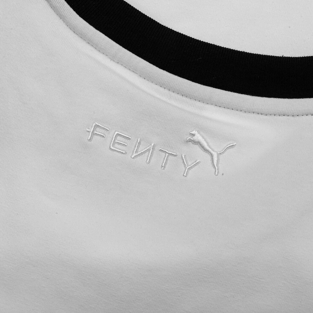 Puma x Fenty T7 Women's Slim Tee - White - Image 4