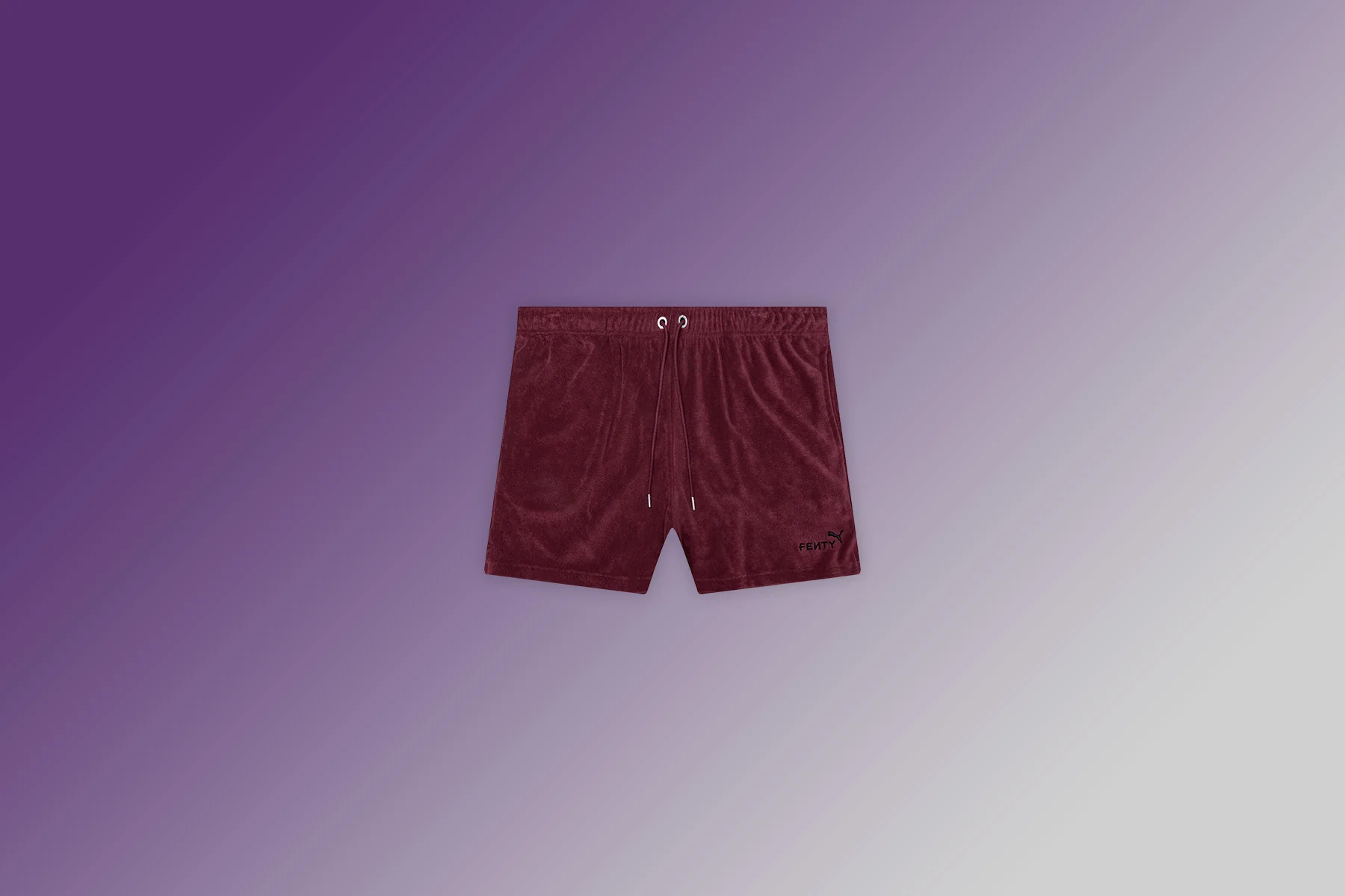 Puma x Fenty Towel Terry Track Short - Red - Image 6