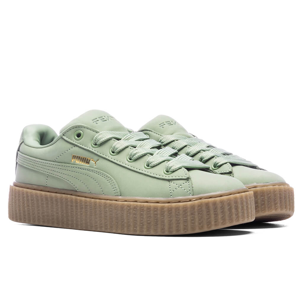 Puma x Fenty Women's Creeper Phatty Nubuck - Green Fog - Image 2
