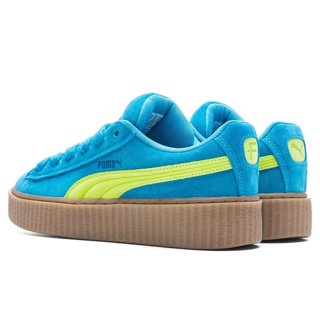 Women's Puma x Fenty Creeper Phatty - Speed Blue/Lime Pow/Gum - Image 3