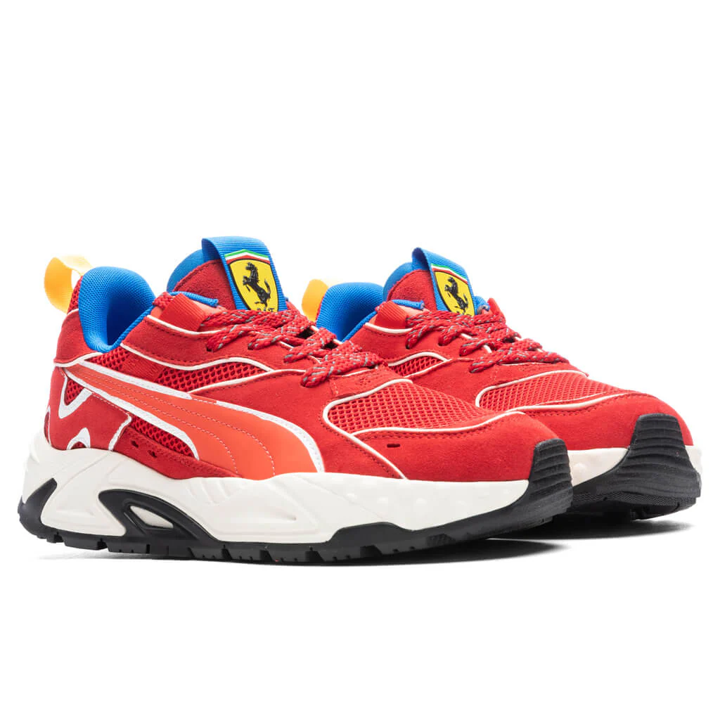 Puma x Joshua Vides Ferrari RS Track - Rosso Corsa/Frosted Ivory - Image 2