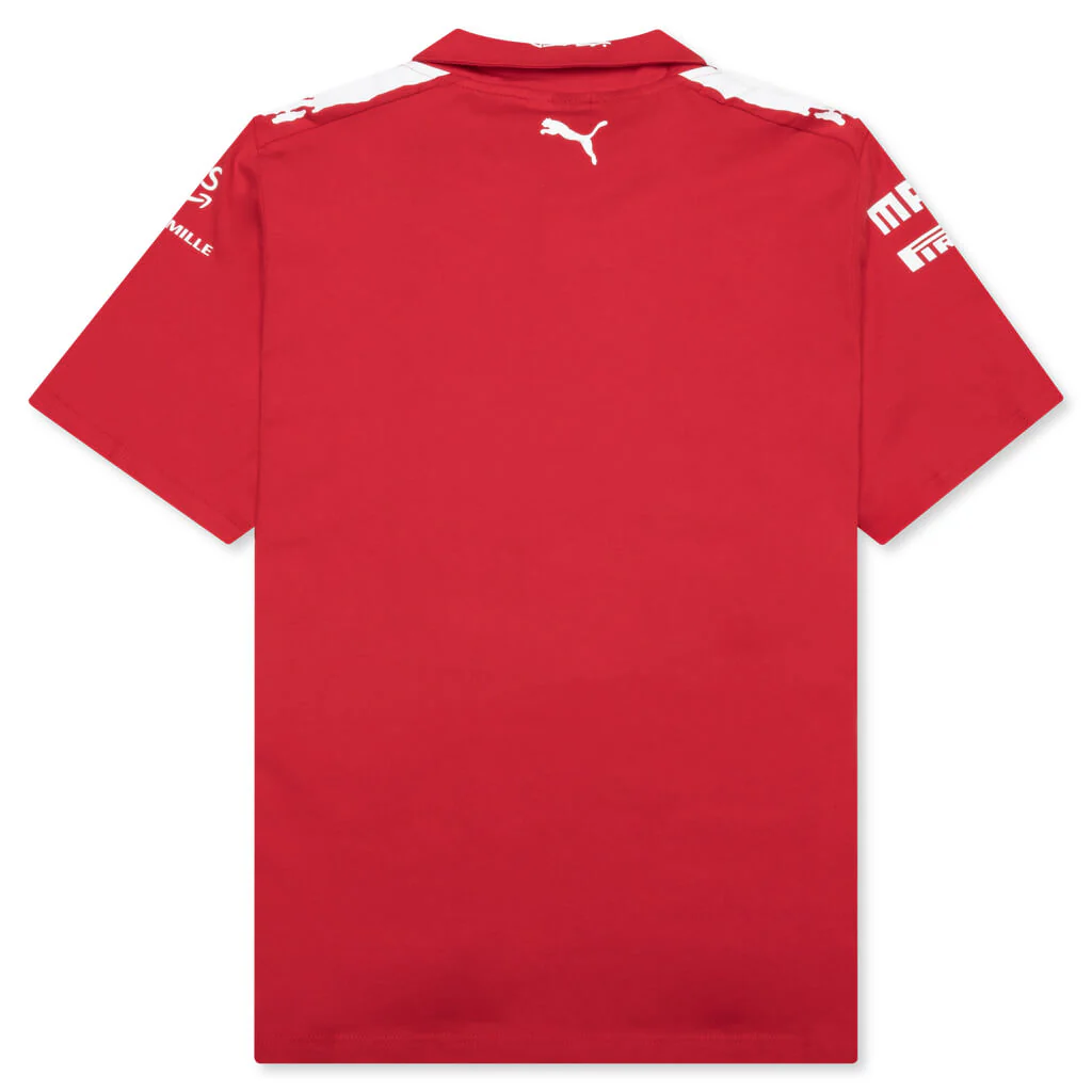 Puma x Joshua Vides for Scuderia Ferrari Replica Polo - Rosso Corsa - Image 2