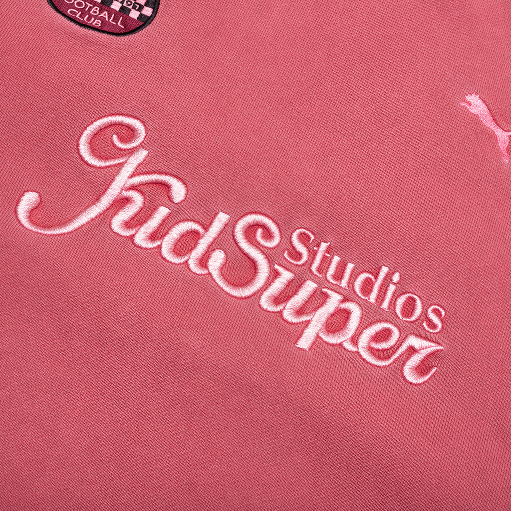 Puma x KidSuper Crewneck Sweatshirt - Dark Crimson - Image 3