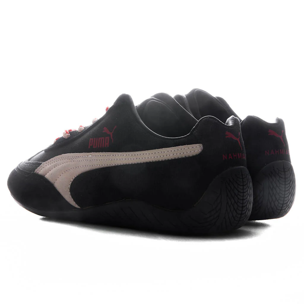 PUMA x Nahmias Speedcat - Black/Canvas/Candy Apple - Image 3