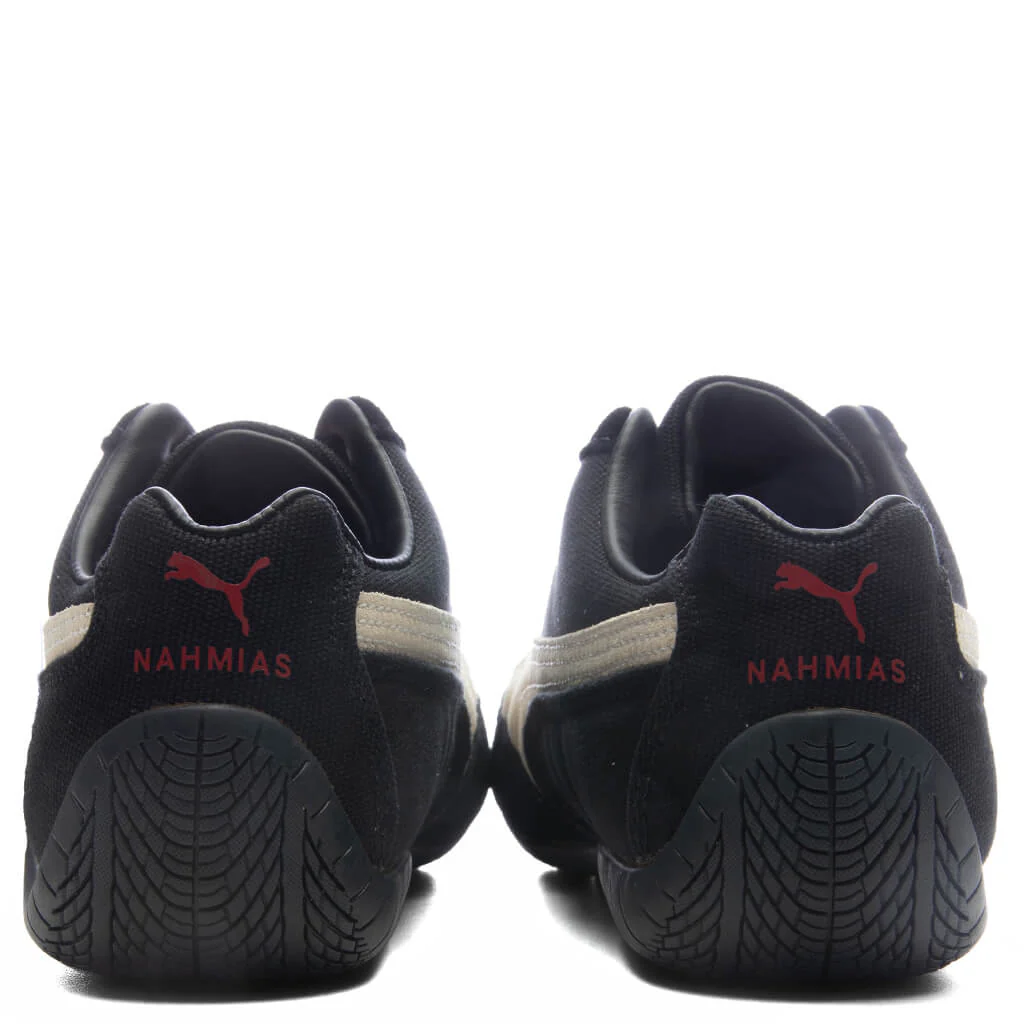 PUMA x Nahmias Speedcat - Black/Canvas/Candy Apple - Image 4