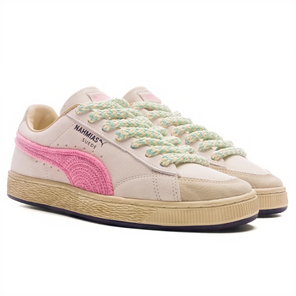 PUMA x Nahmias Suede Crochet - Jasmine Flower/Pink Pixel/Canvas - Image 2