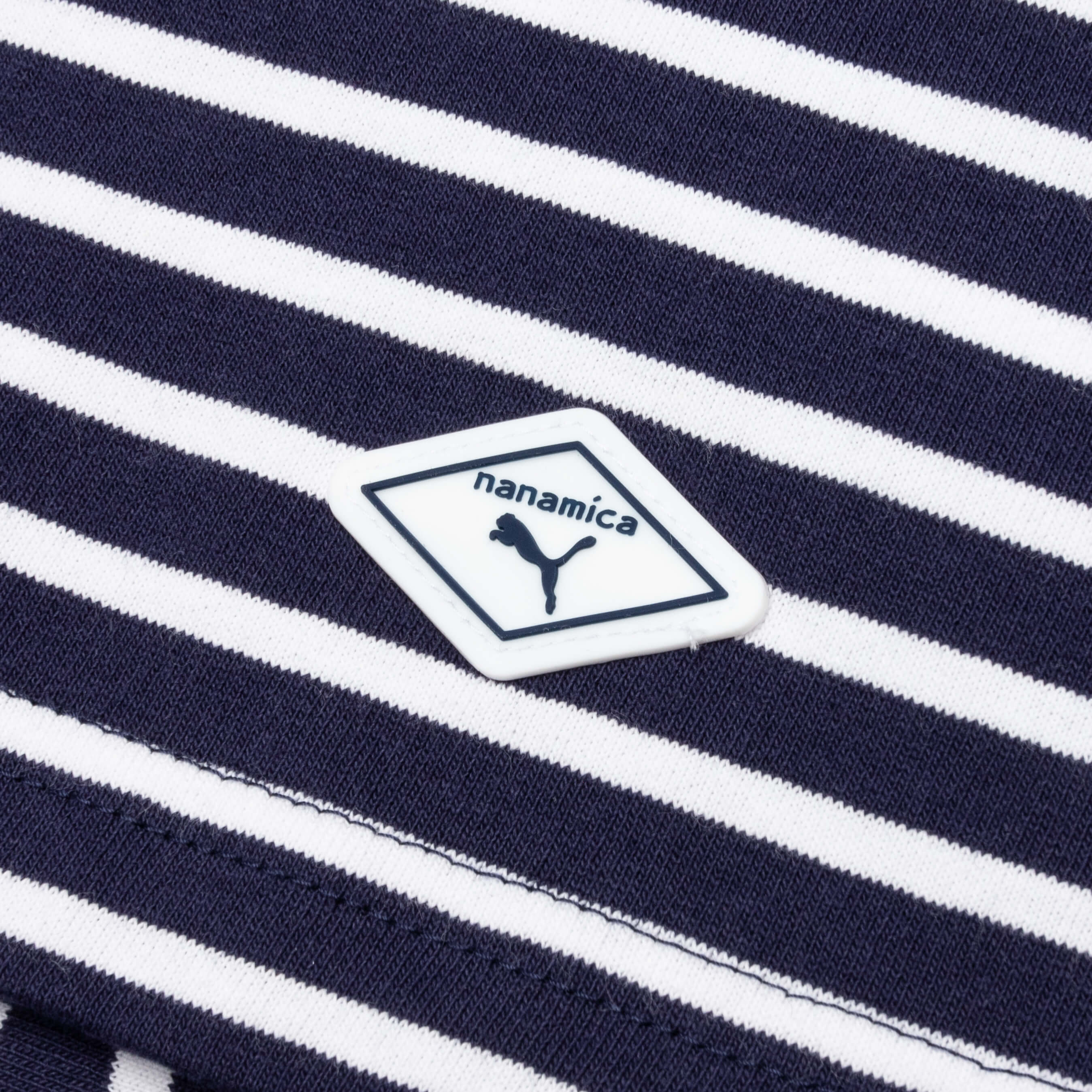 Puma x Nanamica Striped Tee - Blue - Image 3