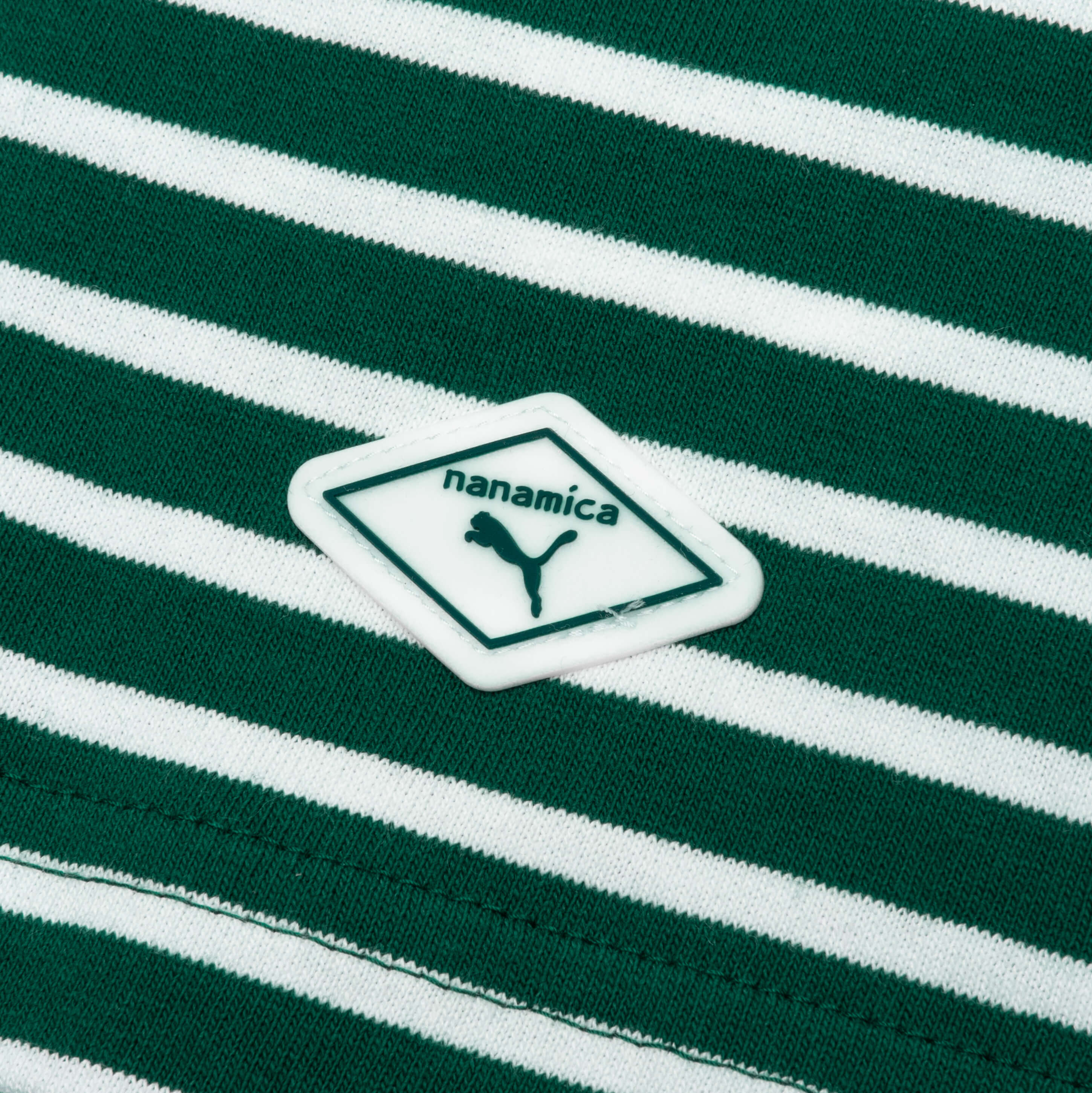 Puma x Nanamica Striped Tee - Green - Image 3