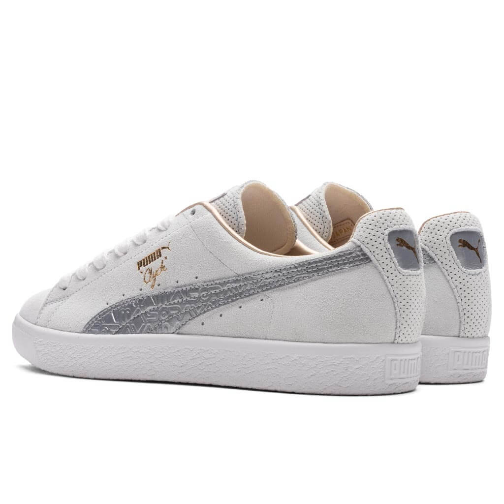 Puma x Sorayama Clyde MIJ - Feather Grey/Silver - Image 3
