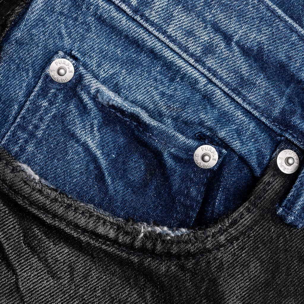 Coated Indigo Flare - Black - Image 4
