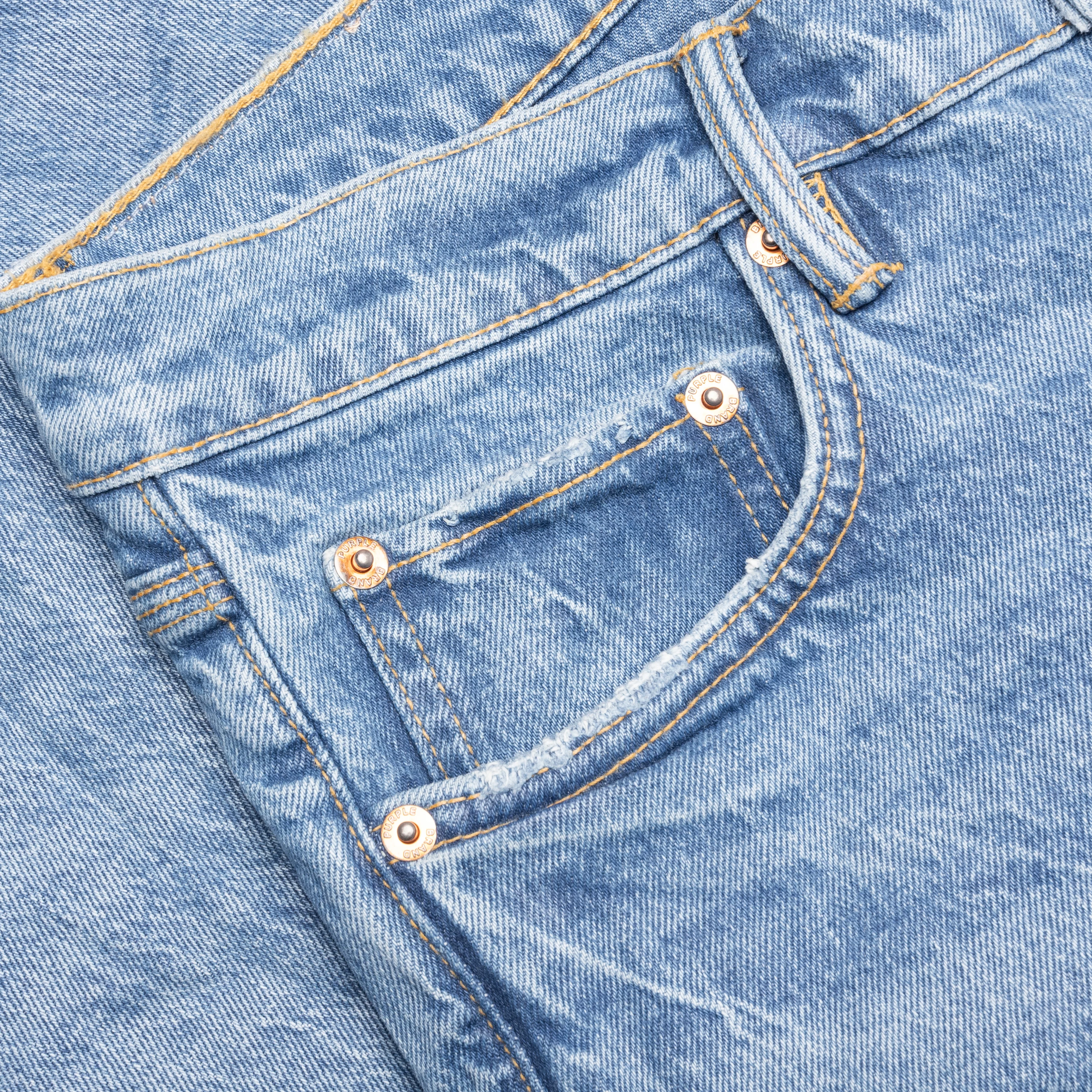 Skinny Coated - Light Indigo - Image 3