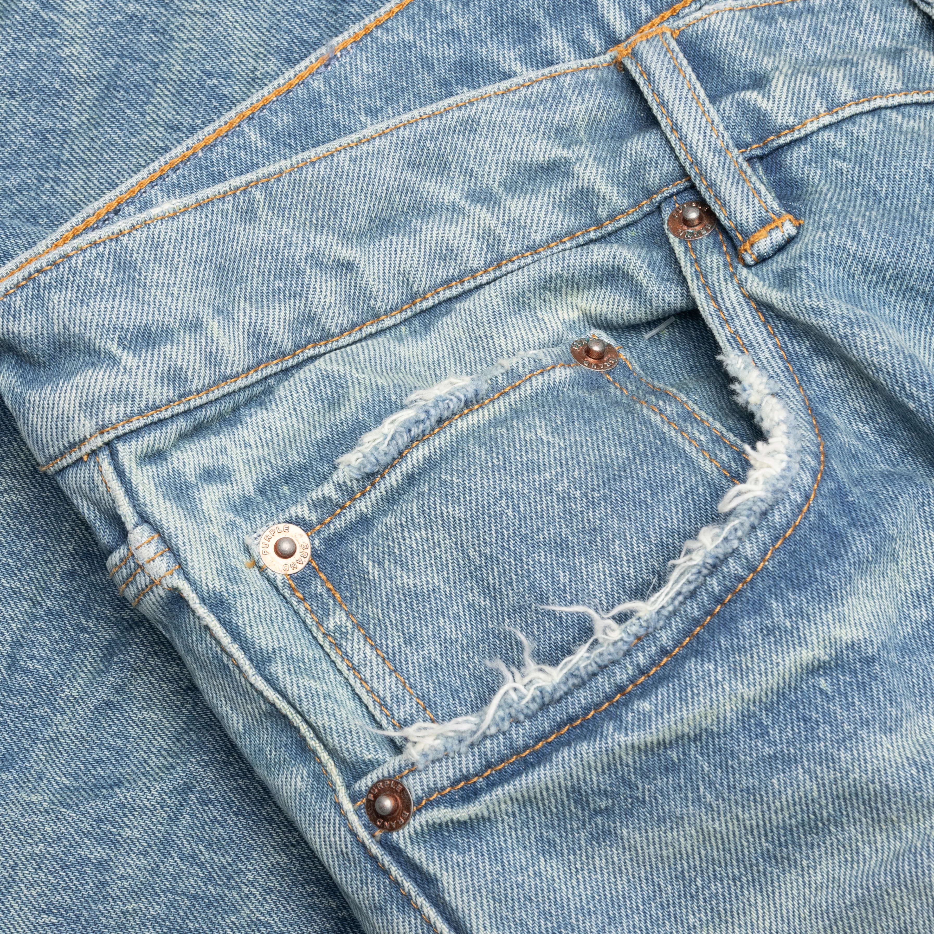 Vintage Knee Blowout - Mid Indigo - Image 3