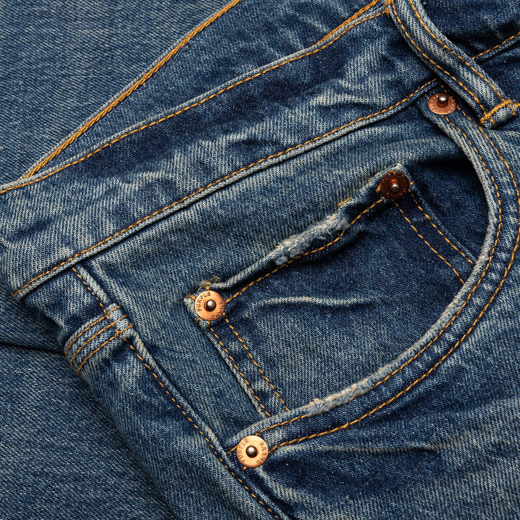 Vintage Square Patch Repair - Dark Indigo - Image 3