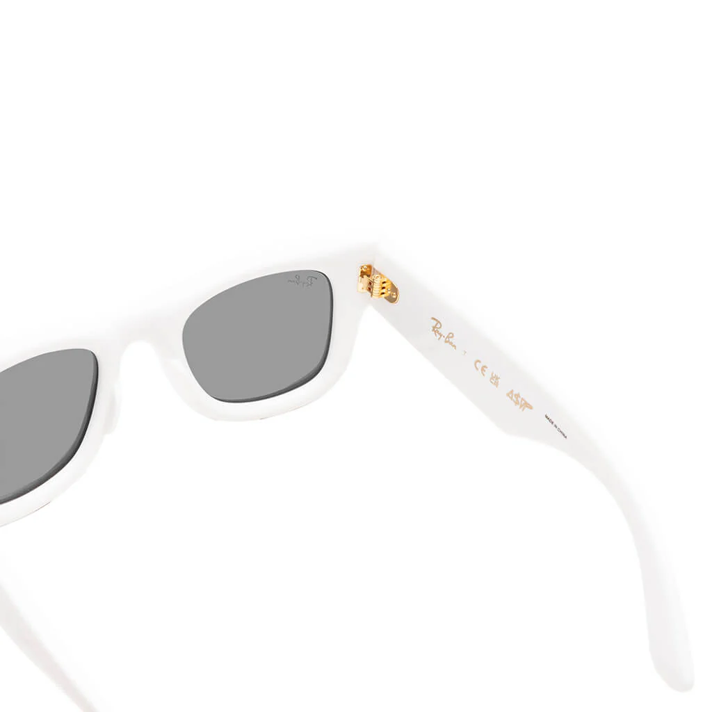 A$AP Rocky x Ray-Ban Wayfarer Puffer - Polished White - Image 3