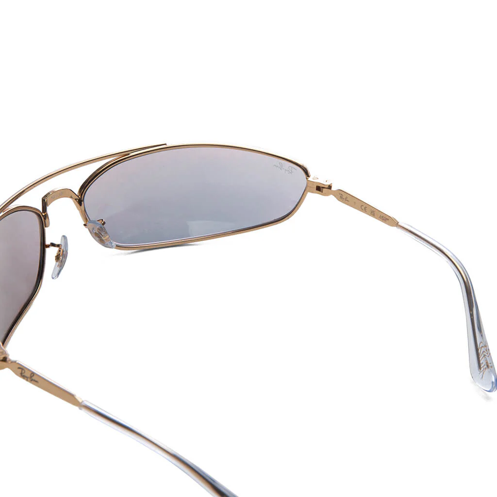 Ray-Ban x A$AP Rocky LE Mask Pinnacle Metal - Gold/Mirror - Image 3