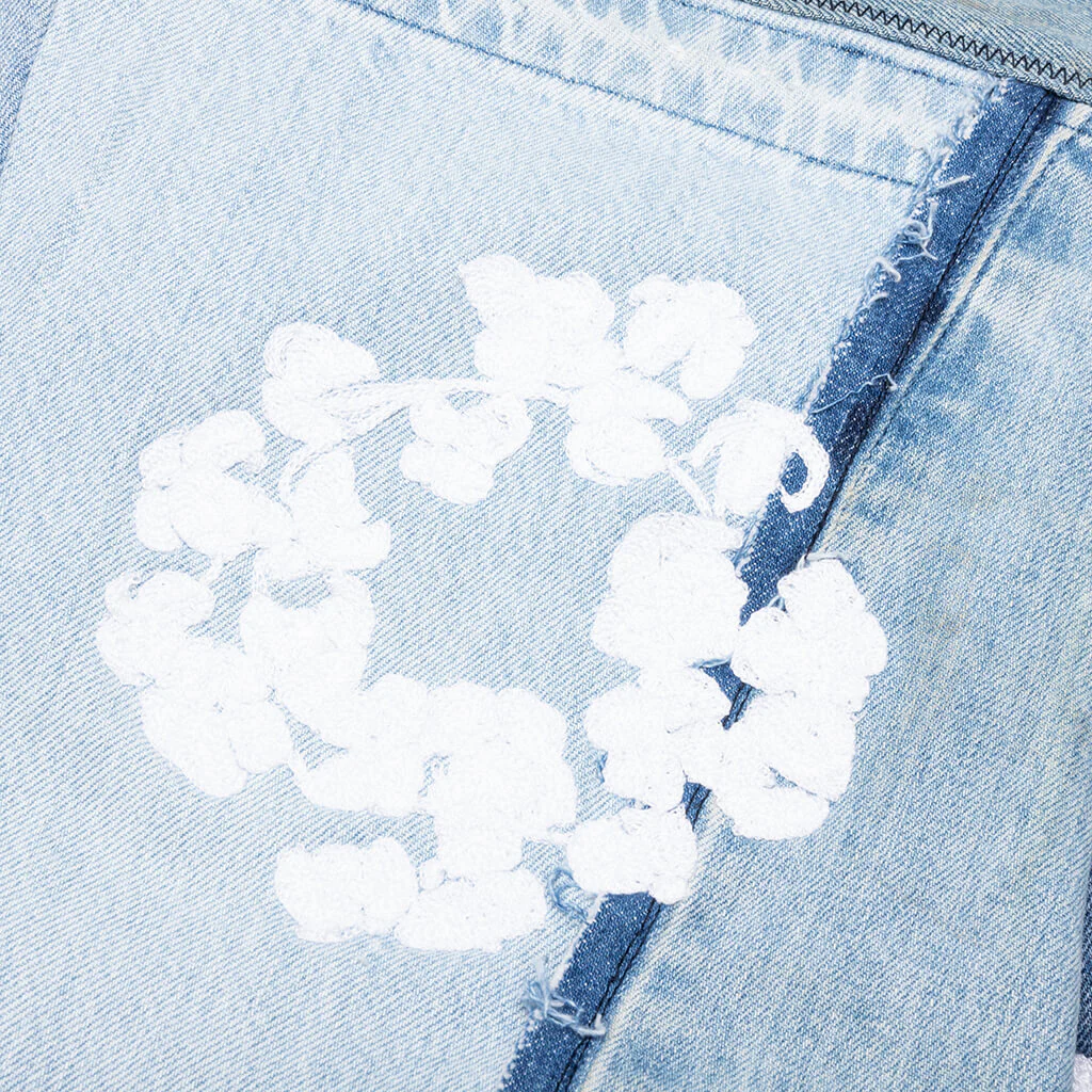 Readymade x Denim Tears CTN Wreath Track Jacket - Blue - Image 3