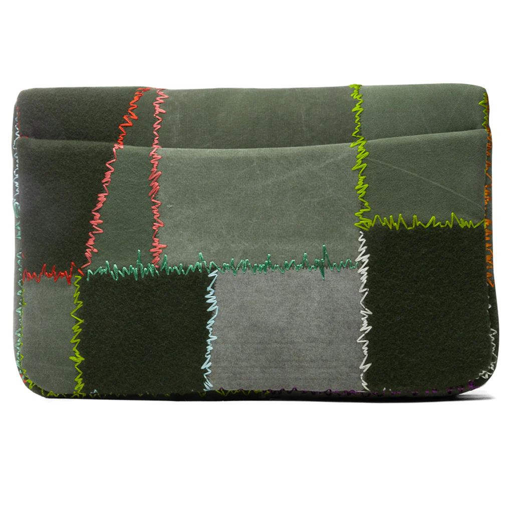 Patchwork Big Chain Bag - Green - Image 2