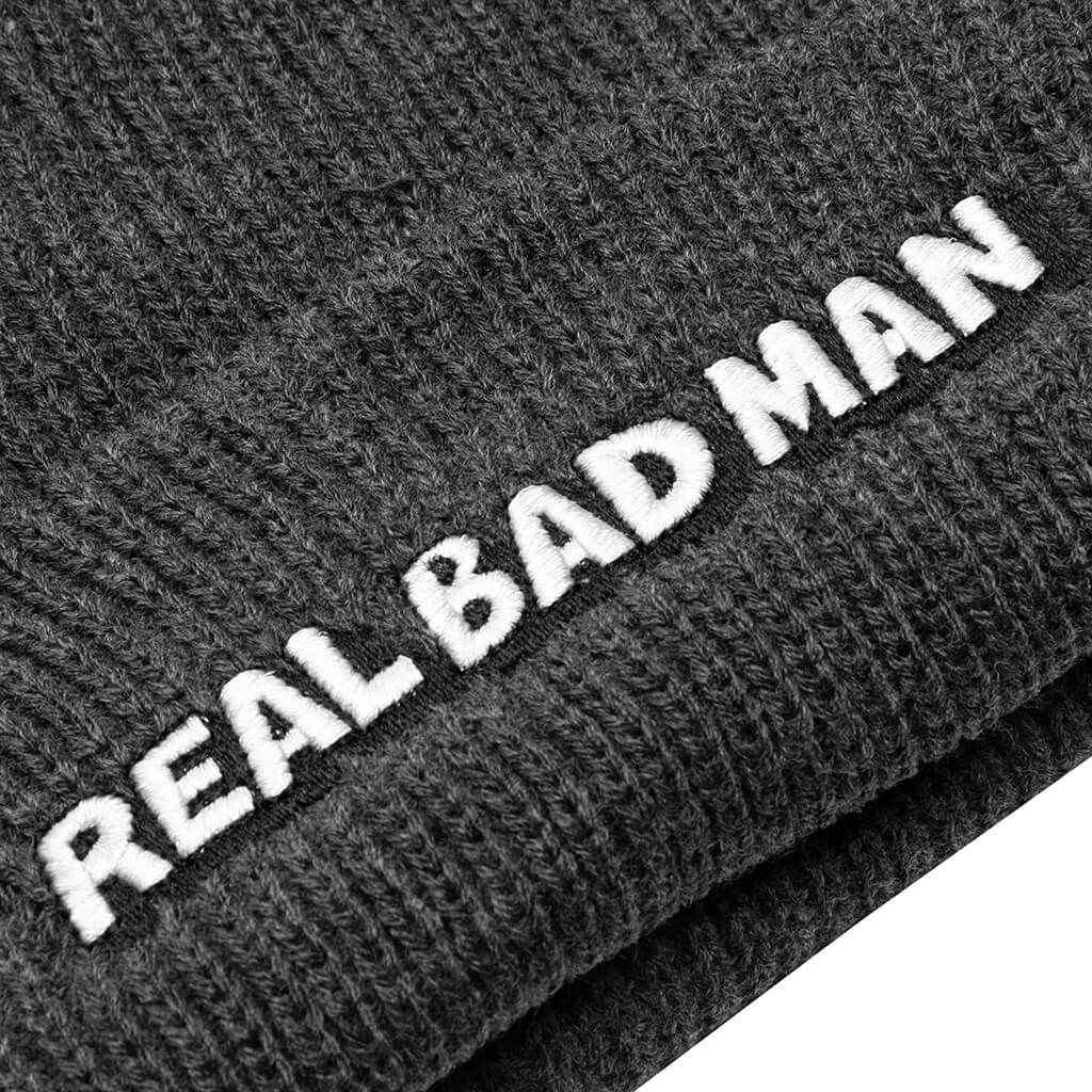 RBM Cuffed Beanie - Grey - Image 2