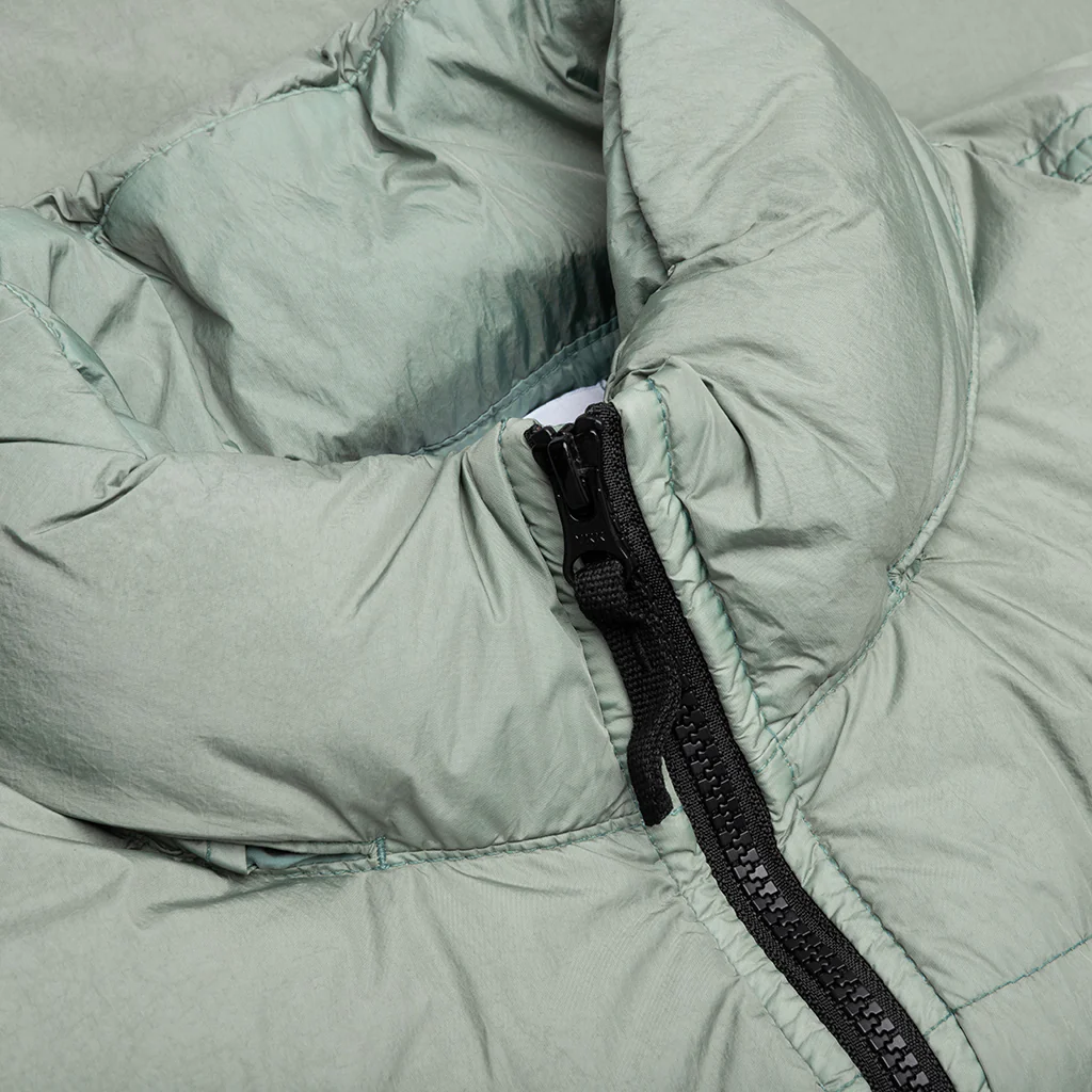 Real Feather Jacket - Sage - Image 3