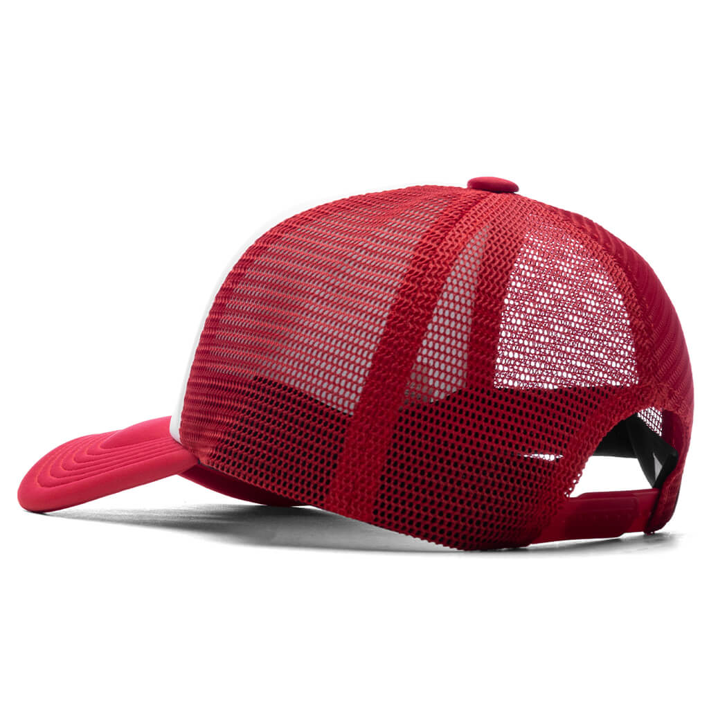 College Mesh Cap - Red - Image 4