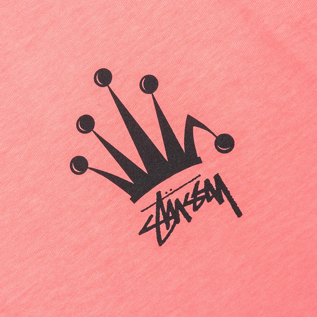 Regal Crown Pigment Dyed Tee - Coral - Image 3