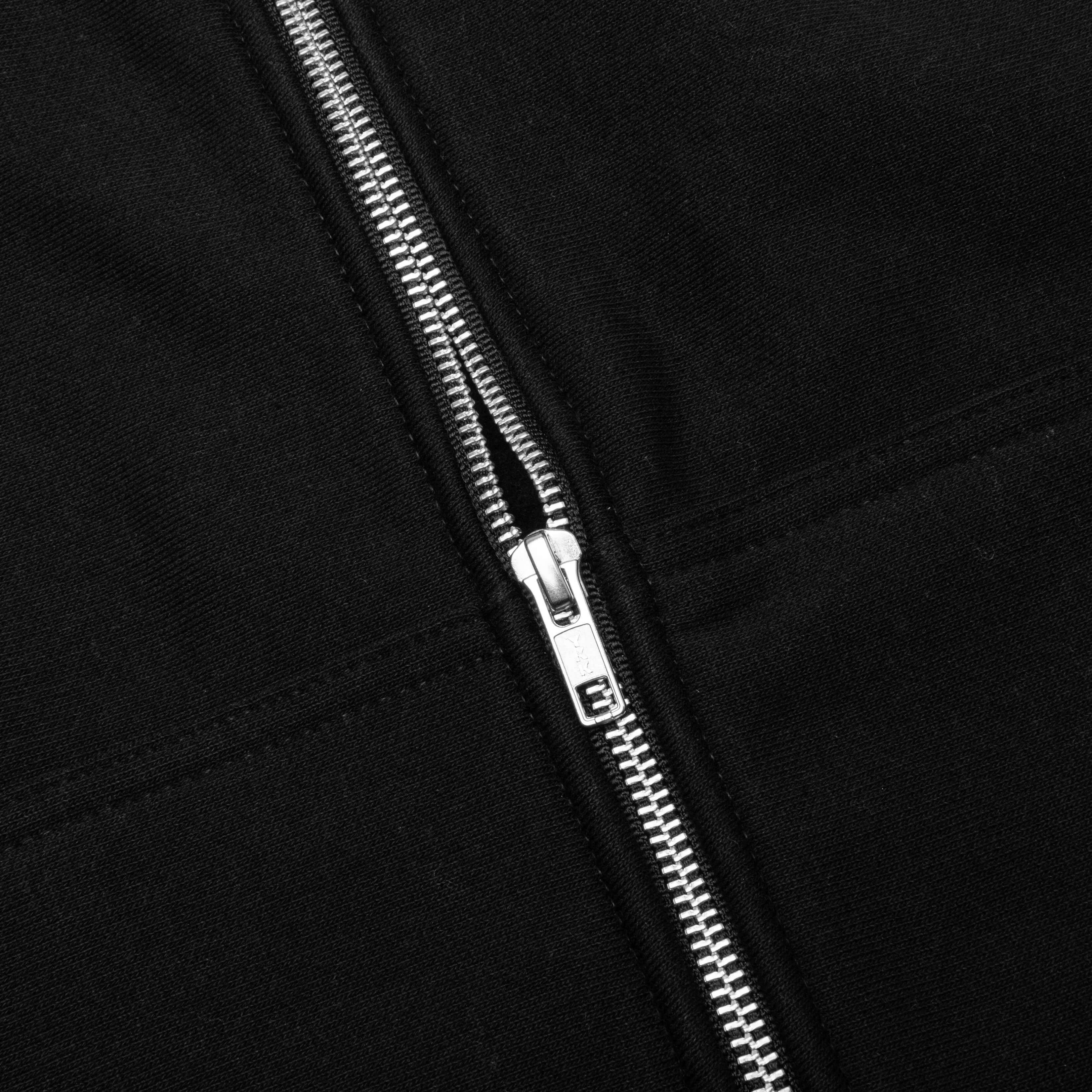 Regal Crown Zip Hoodie - Black - Image 3
