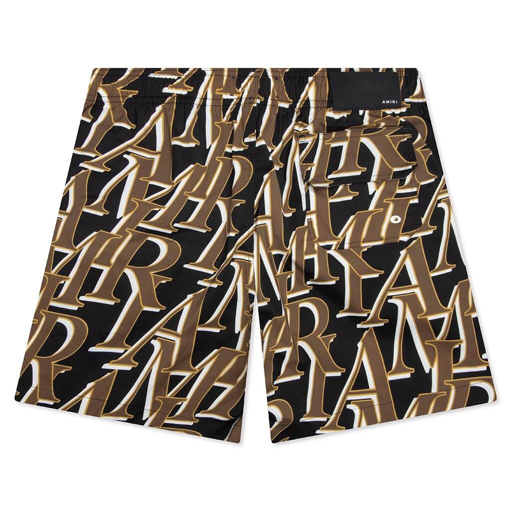 Repeat Swim Trunk - Black - Image 2