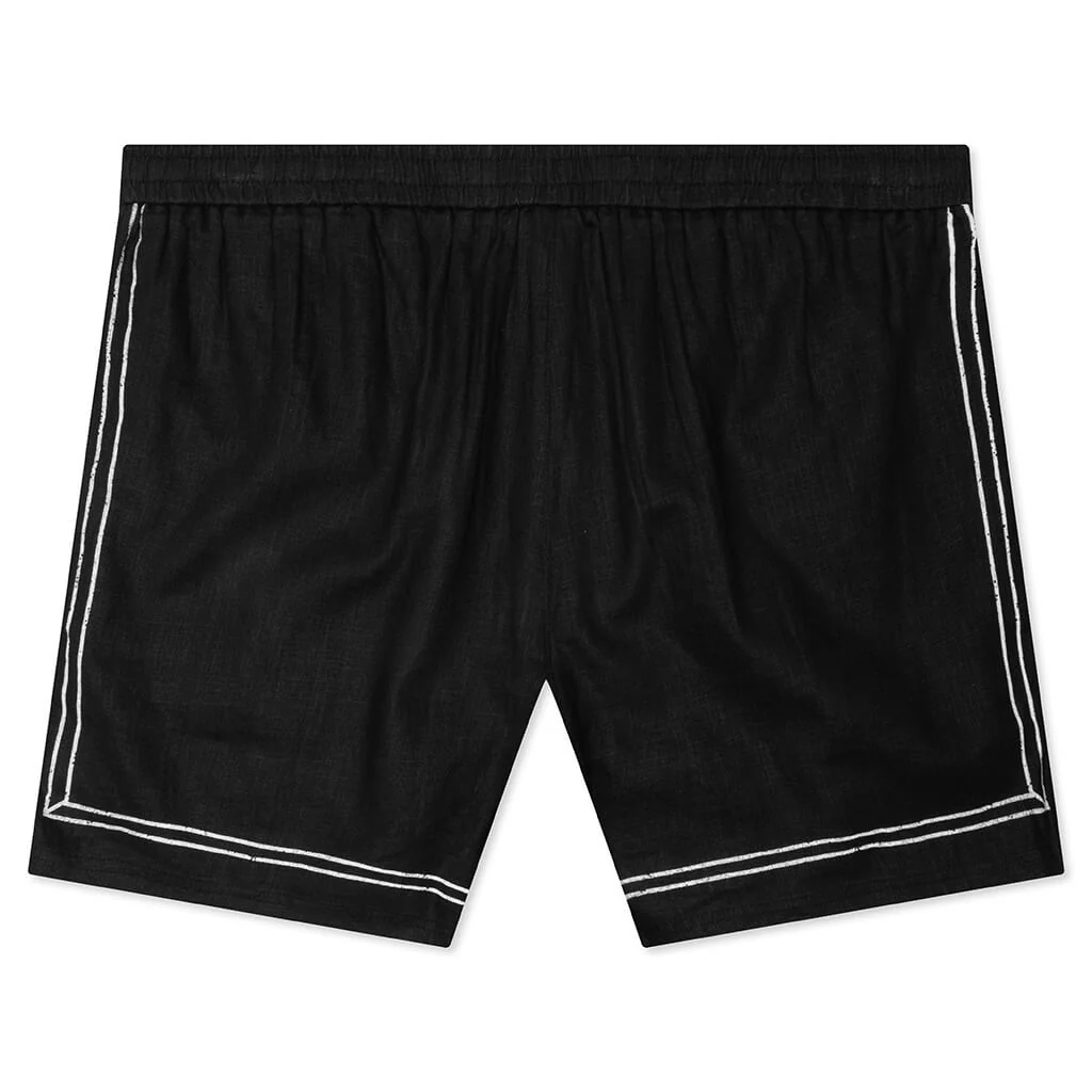 Border Short - Jet Black - Image 2