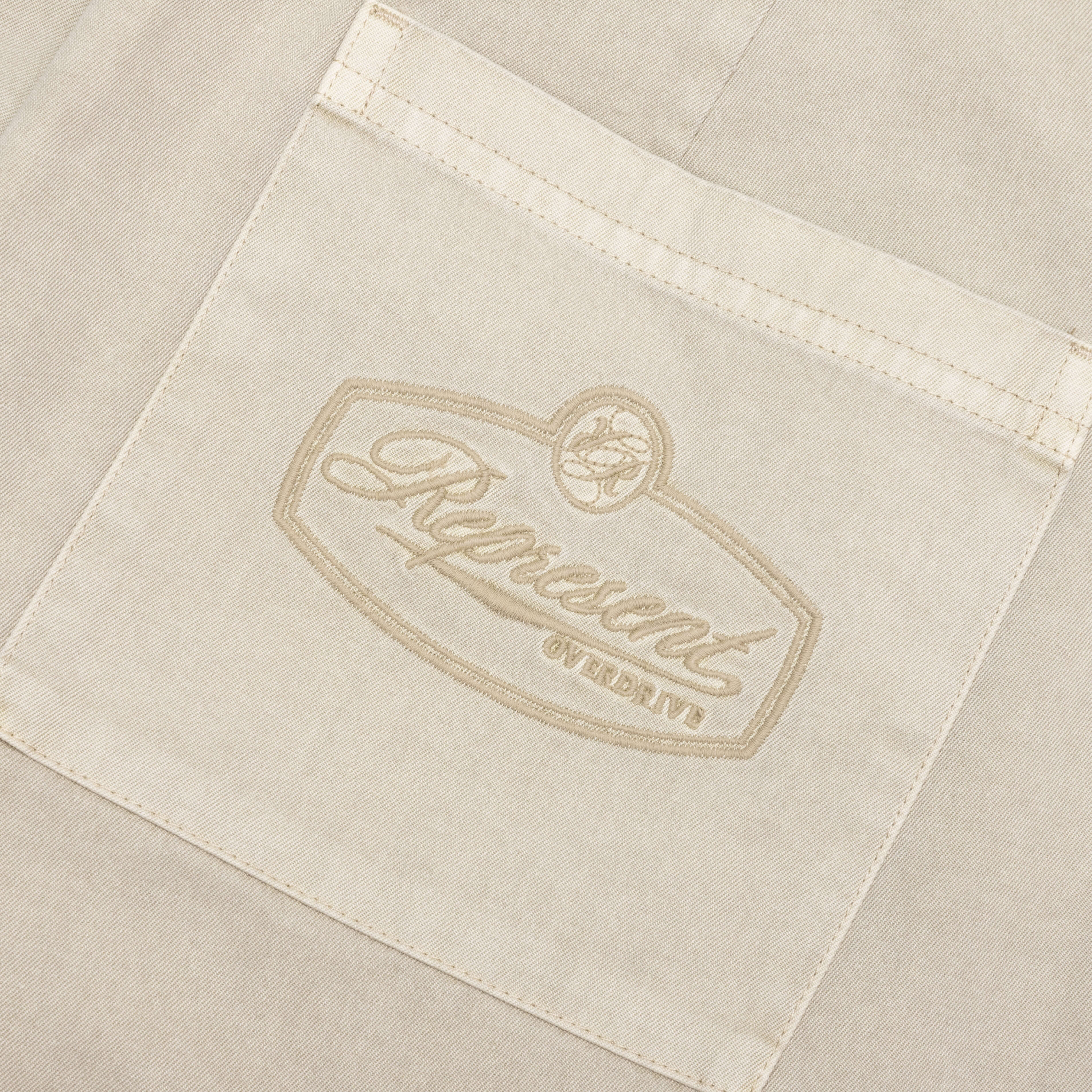 Cotton Tailored Short - Beige - Image 4