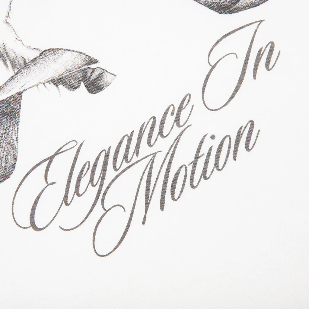 Elegance In Motion T-Shirt - Flat White - Image 4