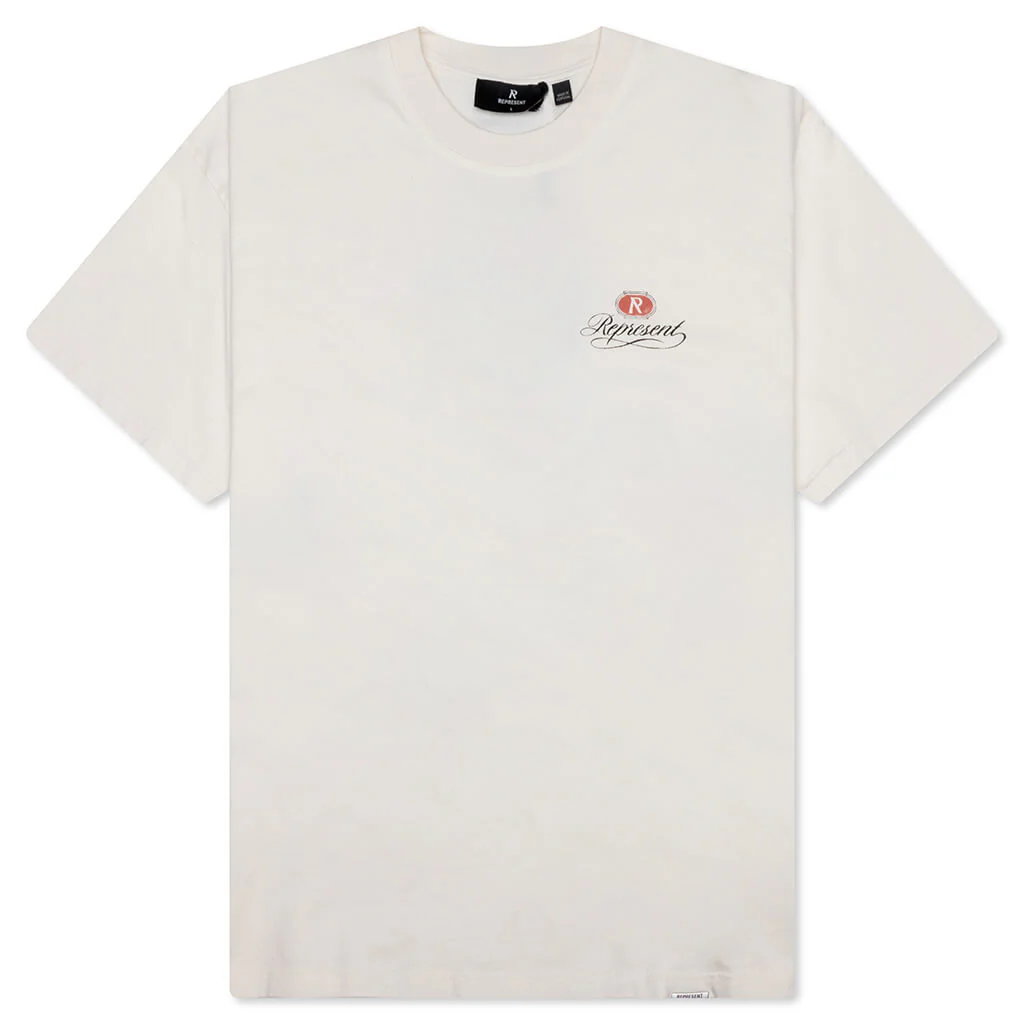 Grand Vintage Hand Drawn T-Shirt - Aged White