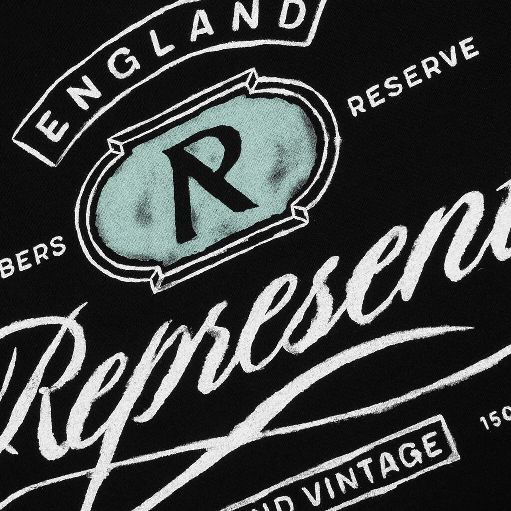 Grand Vintage Hand Drawn T-Shirt - Jet Black - Image 3