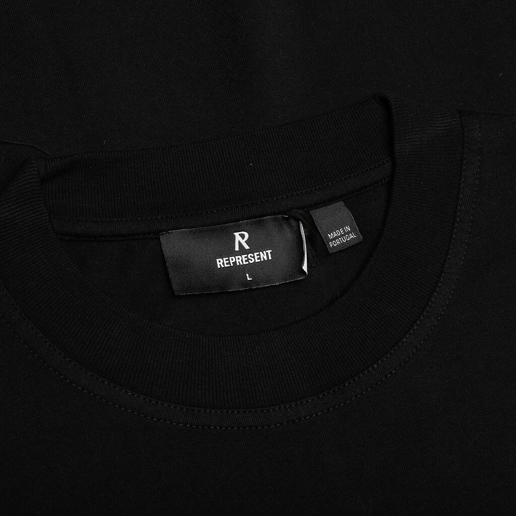 Grand Vintage Hand Drawn T-Shirt - Jet Black - Image 6