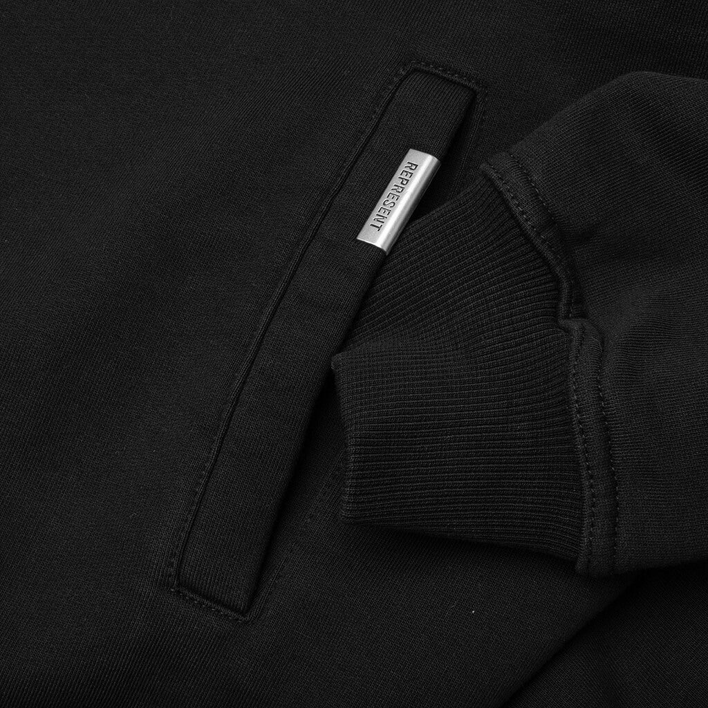 Hermes Zip Hoodie - Jet Black - Image 4