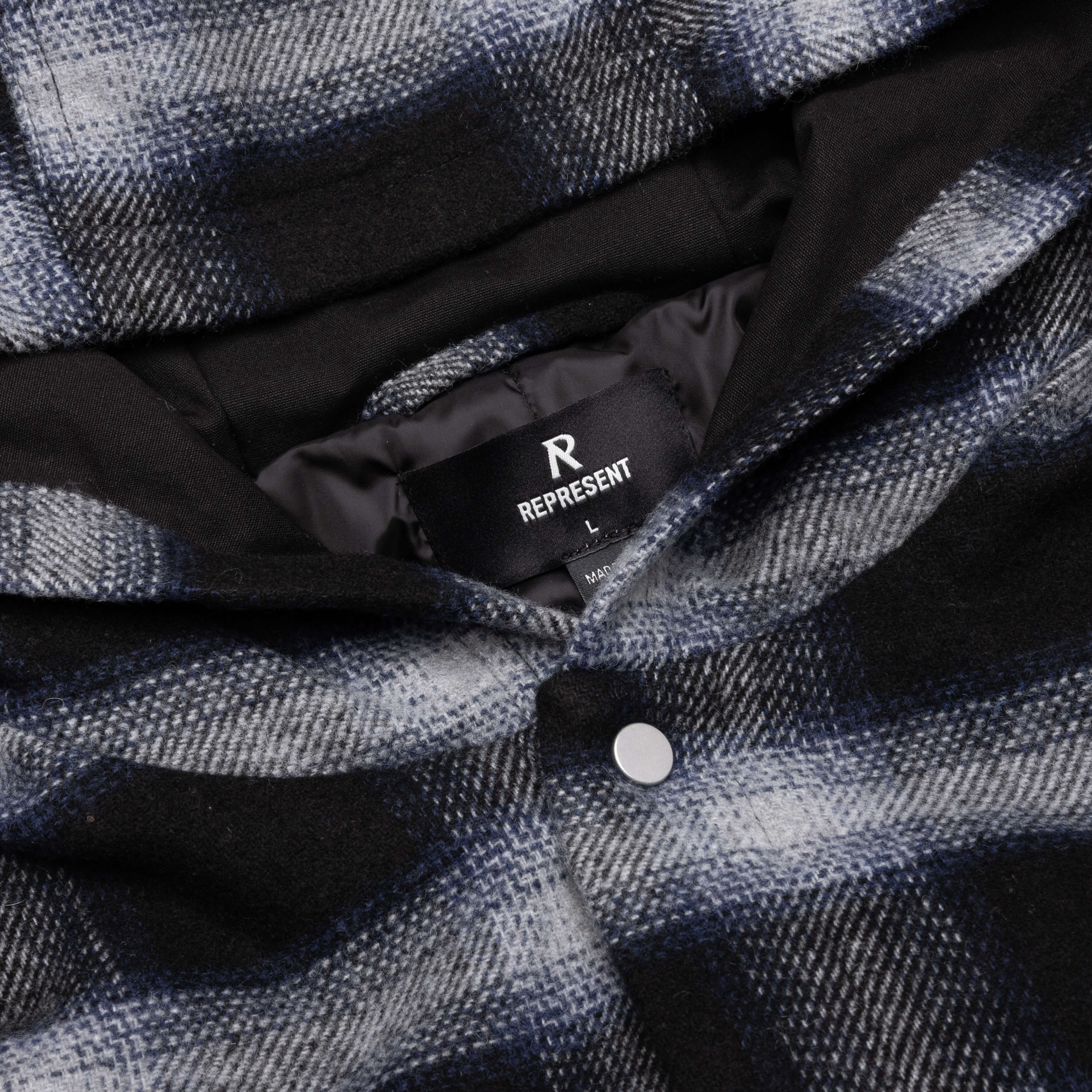 Hooded Over Shirt - Midnight Navy - Image 3